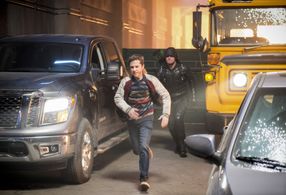 Stephen Amell and Jack Moore in Arrow (2012)