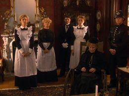 Patricia Collins, Ramona Pringle, Brigitte Robinson, Melanie Leishman, and Benjamin Blais in Murdoch Mysteries (2008)