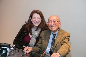 Tyrus Wong with Gwen Wynne