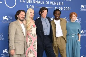 Edgar Wright, Matt Smith, Michael Ajao, Krysty Wilson-Cairns, and Anya Taylor-Joy at an event for Last Night in Soho (20