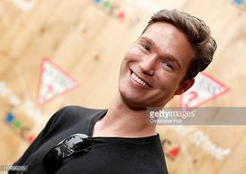 Jordan Matthews arriving at Guess MOCA event