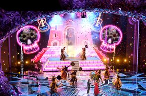 Natalia Lafourcade and Miguel at an event for The Oscars (2018)