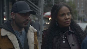Sanaa Lathan and Lior Raz in Hit & Run (2021)