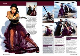 Crystal Santos was the featured Article in Martial Arts Illustrated June/July 2017 . On the cover with Bruce Lee for thi