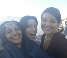 Alana De La Garza, Annie Funke and Paris Benjamin