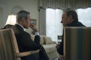 Kevin Spacey and Michel Gill in House of Cards (2013)