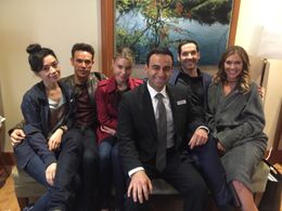 On the set of Lucifer, Season 2, EP 2.