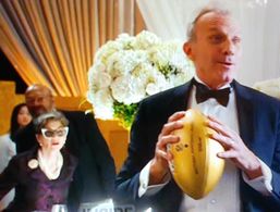 Superbowl NFL with Joe Montana and a stunned Kate Romero directed by Peter Berg