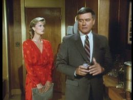 Larry Hagman and Deborah Rennard in Dallas (1978)