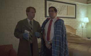 Scott Mena and Donald Johnston in Break-Out Case (2021)