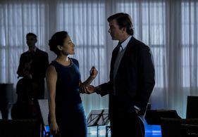 Jerry O'Connell and Nicole Shalhoub in Wetware (2018)