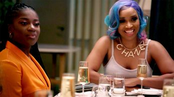 Contessa Metcalfe and Audra Frimpong in Married to Medicine: Viva Las Vegas! (2022)