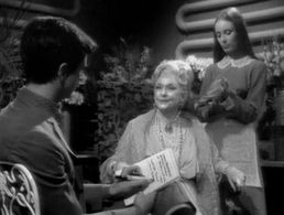 Anthony Perkins, Charmian Carr, and Dorothy Stickney in ABC Stage 67: Evening Primrose (1966)