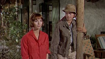 Michèle Girardon and Elsa Martinelli in Hatari! (1962)