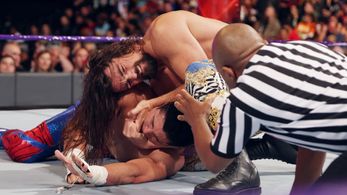 Brian Kendrick and T.J. Perkins in WWE Hell in a Cell (2016)