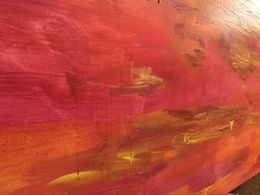 Jupiter Sunset. Painting by Yasmin Naficy