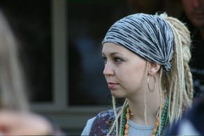 Dana Rosendorff on set of feature film 'Bitter Art'