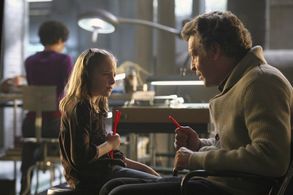 John Noble and Lily Pilblad in Fringe (2008)