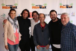 Vito Rocca, Caroline Amiguet, Matthew Rocca, Dominic Lerma, and Joe D'Amato at an event for Bullets, Fangs and Dinner at