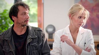 Pavel Liska and Jana Plodková in The Lady Terrorist (2019)