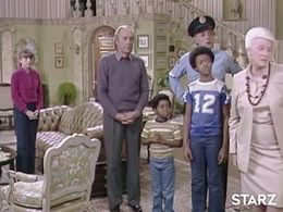 Todd Bridges, Conrad Bain, Gary Coleman, and Dana Plato in Diff'rent Strokes (1978)