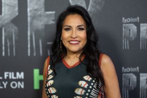 Jhane Myers at an event for Prey (2022)