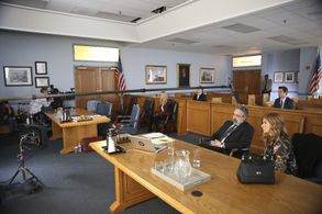 Connie Britton, Charles Esten, Paul Schackman, and Jessy Schram in Nashville (2012)