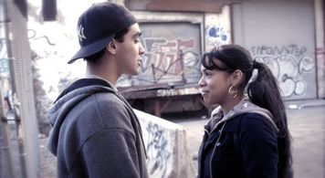 E.J. Bonilla and Gleendilys Inoa in Don't Let Me Drown (2009)