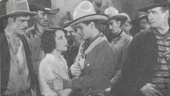 Boris Karloff, Chuck Baldra, Bob Card, Rex Lease, Tom Santschi, and Dorothy Sebastian in The Utah Kid (1930)