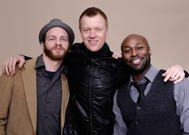 Will Bouvier, Jay Paulson, Anslem Richardson at Sundance event for Black Rock