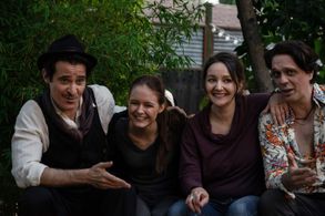 On set of Severed Silence