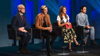 Zac Posen, Nina Garcia, Tim Gunn, and Lucky Blue Smith in Project Runway (2004)