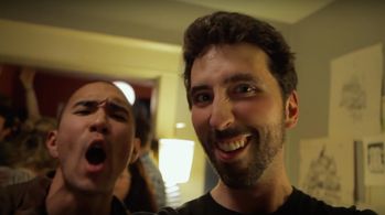 Clif Prowse and Derek Lee in Afflicted (2013)