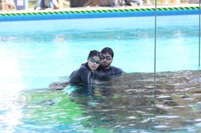 Shamita Shetty and Aly Goni in Fear Factor: Khatron Ke Khiladi (2008)