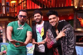 Yo Yo Honey Singh and Guru Randhawa in The Kapil Sharma Show: Party Ki Jaan (2022)