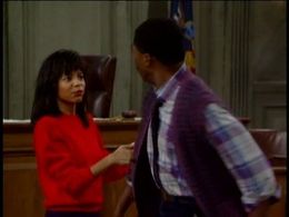 Renée Jones and Charles Robinson in Night Court (1984)