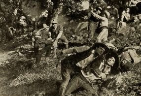 Edward Coxen and George Field in The Little House in the Valley (1914)