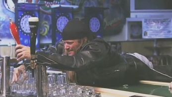 Tony Senzamici as Memorex on the set of Adventure Scouts.