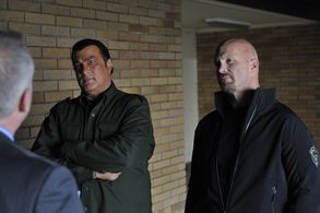 Steven Seagal, Steve Austin, and Ian Robison in Maximum Conviction (2012)