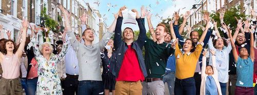 Still from current Vodafone UK TV commercial. I played the hero role