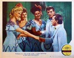 Mickey Rooney, Ruth Brady, Hal Hackett, Anne Kimbell, and Marilyn Maxwell in Summer Holiday (1948)