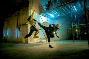 Andreas Nguyen and Sarah Chang in Accident Man: Hitman's Holiday (2022)