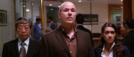 Larry Miller, Michael Chen, and Nouva Monika Wahlgren in The Other End of the Line (2007)