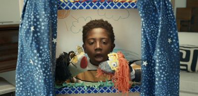 Bodhi Dell on set of Honey by Paypal Commercial Shoot