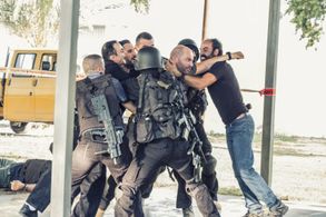 Lior Raz and Yaakov Zada-Daniel in Fauda (2015)