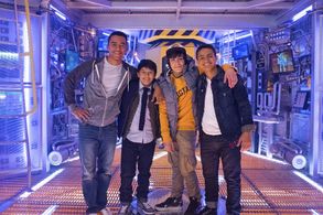 Nathaniel James, Raymond Cham Jr., Nathaniel J. Potvin, Pearce Joza, Kamran Lucas, and James Potvin in Mech-X4 (2016)
