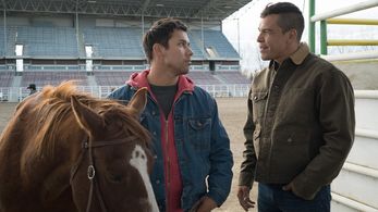 Nathaniel Arcand and Justin Rain in Heartland (2007)