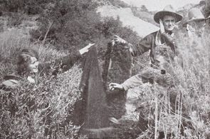 Marshall Neilan and Ruth Roland in Cupid's Lariat (1913)