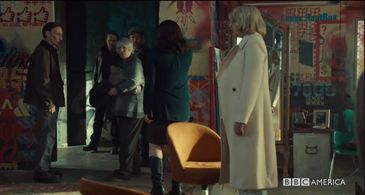 Rosemary Dunsmore, Maria Doyle Kennedy, Julian Richings, and Alison Steadman in Orphan Black (2013)