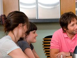 David Duchovny, Natascha McElhone, and Madeleine Martin in Californication (2007)